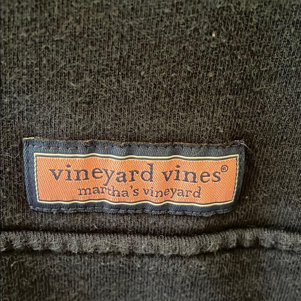 Vineyard Vines Navy Quarter-Zip Pullover - Picture 3 of 5